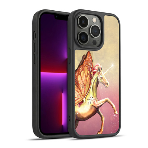 Rose Khan Unicorns Orange Tiger Lily Gel Armour Case For Apple iPhone 13 Pro