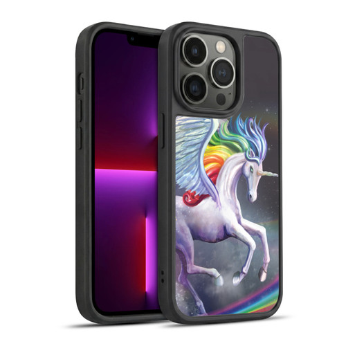 Rose Khan Unicorns Rainbow Dancer Gel Armour Case For Apple iPhone 13 Pro