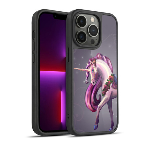 Rose Khan Unicorns Rose Red Gel Armour Case For Apple iPhone 13 Pro