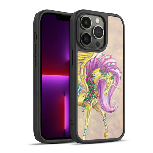 Rose Khan Unicorns Yellow Pegasus Gel Armour Case For Apple iPhone 13 Pro