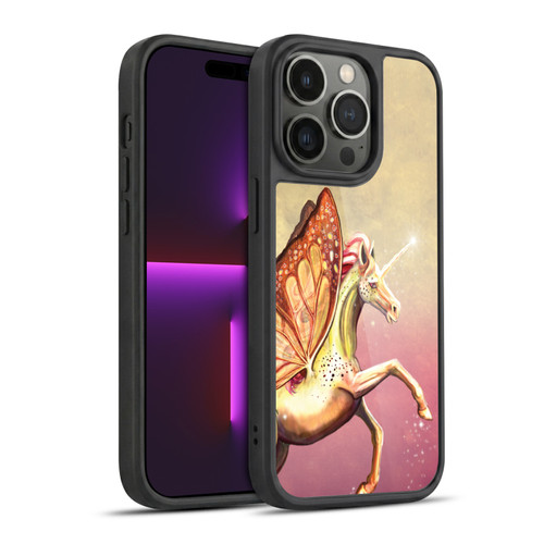 Rose Khan Unicorns Orange Tiger Lily Gel Armour Case For Apple iPhone 14 Pro