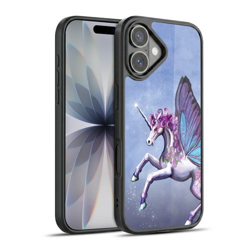 Rose Khan Unicorns Lilac Purple Butterfly Gel Armour Case For Apple iPhone 17