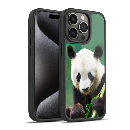 Simone Gatterwe Wildlife Panda Gel Armour Case For Apple iPhone 15 Pro