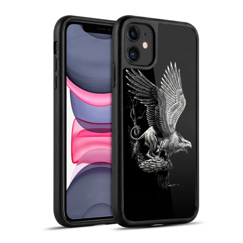 Stanley Morrison Black And White Griffon Gel Armour Case For Apple iPhone 11