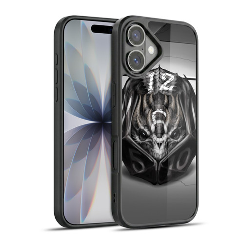 Stanley Morrison Black And White Dragon Gaming Dice Gel Armour Case For Apple iPhone 17