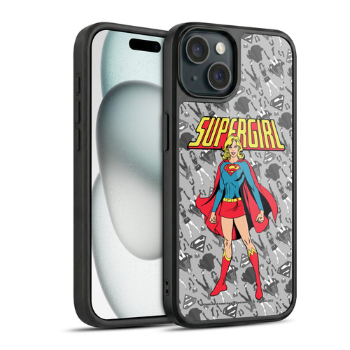 Superman DC Comics Supergirl Comic Art Classic Gel Armour Case For Apple iPhone 15