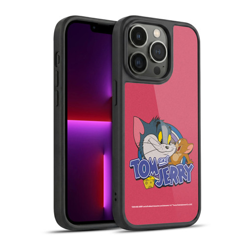 Tom and Jerry Typography Art Classic Gel Armour Case For Apple iPhone 13 Pro