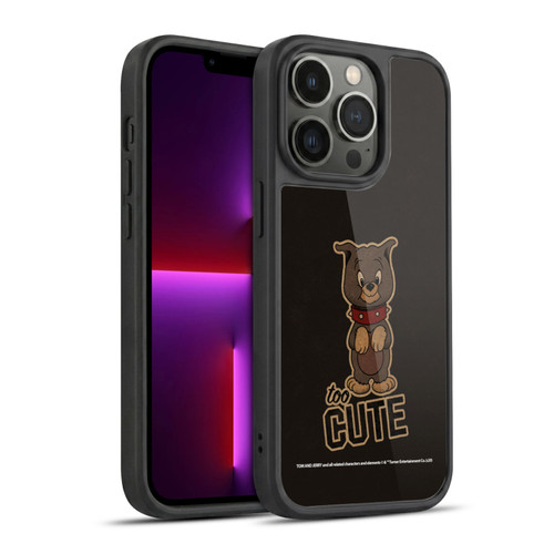 Tom and Jerry Typography Art Too Cute Gel Armour Case For Apple iPhone 13 Pro