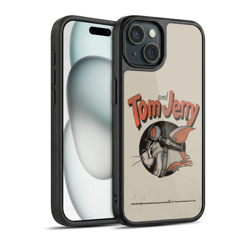 Tom and Jerry Typography Art Jerry Gel Armour Case For Apple iPhone 15