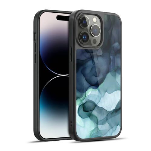 UtArt Dark Night Marble Heavy Smoke Gel Armour Case For Apple iPhone 14 Pro Max