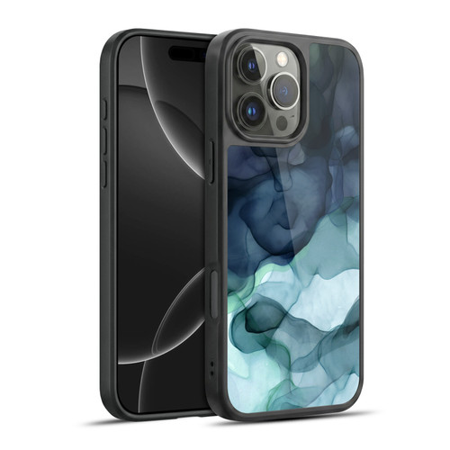 UtArt Dark Night Marble Heavy Smoke Gel Armour Case For Apple iPhone 16 Pro Max