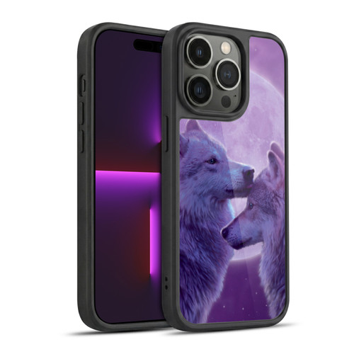Vincent Hie Canidae Loving Wolves Gel Armour Case For Apple iPhone 14 Pro