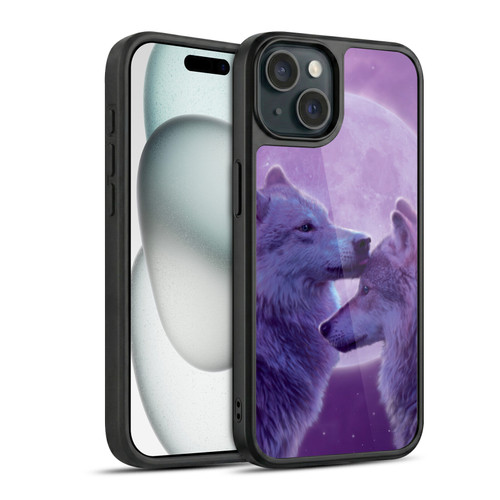 Vincent Hie Canidae Loving Wolves Gel Armour Case For Apple iPhone 15