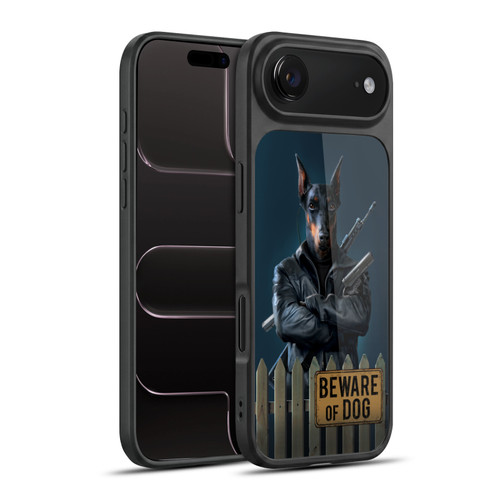 Vincent Hie Canidae Beware Of Dog Gel Armour Case For Apple iPhone 17 Air