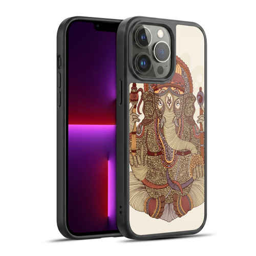 Valentina Symbols Illustration Ganesha Gel Armour Case For Apple iPhone 13 Pro Max