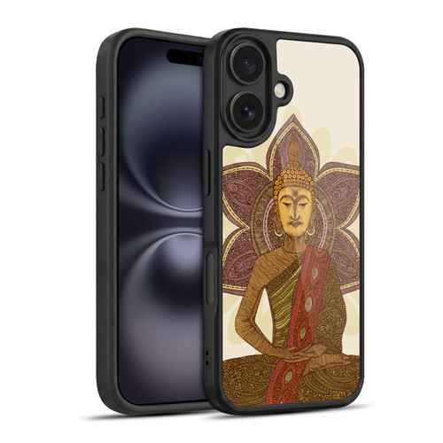 Valentina Symbols Illustration Sitting Buddha Gel Armour Case For Apple iPhone 16