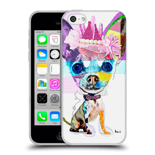 Michel Keck Animal Collage Chihuahua Soft Gel Case for Apple iPhone 5c