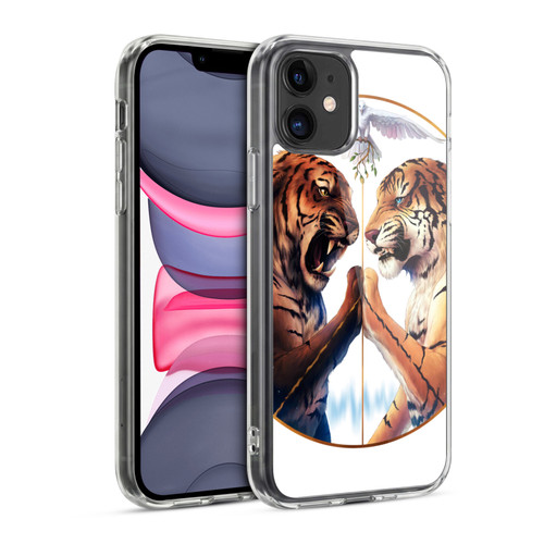 Jonas "JoJoesArt" Jödicke Big Cats Peace Soft Gel Case for Apple iPhone 11