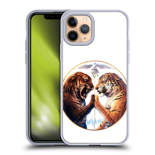 Jonas "JoJoesArt" Jödicke Big Cats Peace Soft Gel Case for Apple iPhone 11 Pro & MagSafe