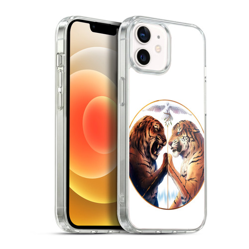 Jonas "JoJoesArt" Jödicke Big Cats Peace Soft Gel Case for Apple iPhone 12 / iPhone 12 Pro & MagSafe
