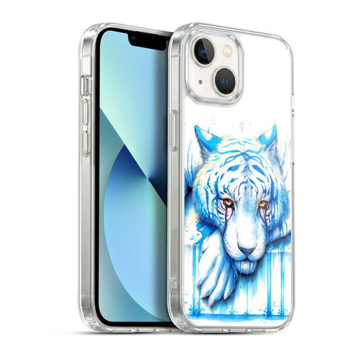 Jonas "JoJoesArt" Jödicke Big Cats Blue Tears Soft Gel Case for Apple iPhone 13