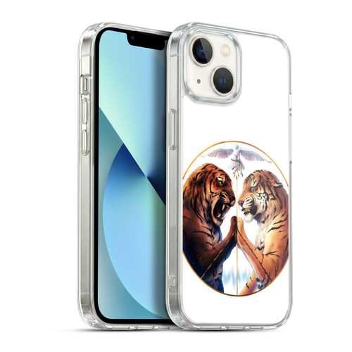 Jonas "JoJoesArt" Jödicke Big Cats Peace Soft Gel Case for Apple iPhone 13