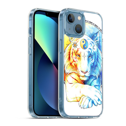 Jonas "JoJoesArt" Jödicke Big Cats Inner Balance Soft Gel Case for Apple iPhone 13 Mini & MagSafe