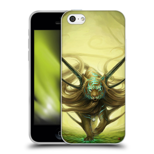 Jonas "JoJoesArt" Jödicke Big Cats God Of Evanescence Soft Gel Case for Apple iPhone 5c
