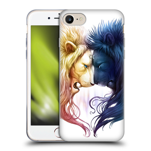 Jonas "JoJoesArt" Jödicke Big Cats Day And Night Soft Gel Case for Apple iPhone 7 / 8 / SE 2020 & 2022 & MagSafe