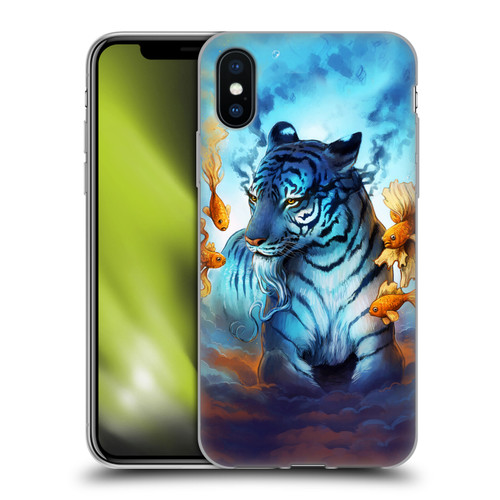 Jonas "JoJoesArt" Jödicke Big Cats Tiger Fish Soft Gel Case for Apple iPhone X / iPhone XS & MagSafe