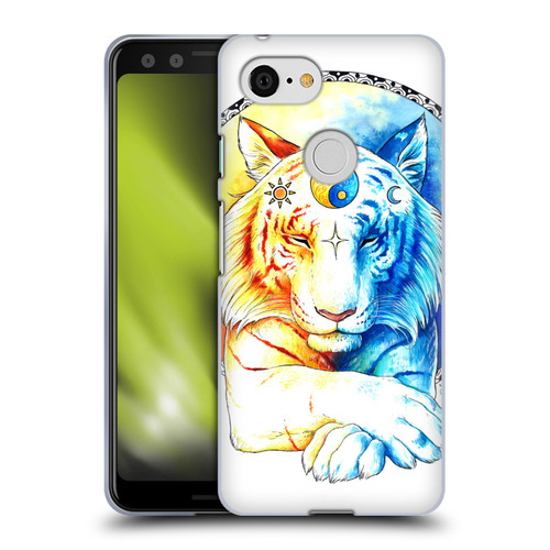 Jonas "JoJoesArt" Jödicke Big Cats Inner Balance Soft Gel Case for Google Pixel 3