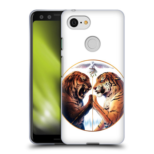 Jonas "JoJoesArt" Jödicke Big Cats Peace Soft Gel Case for Google Pixel 3
