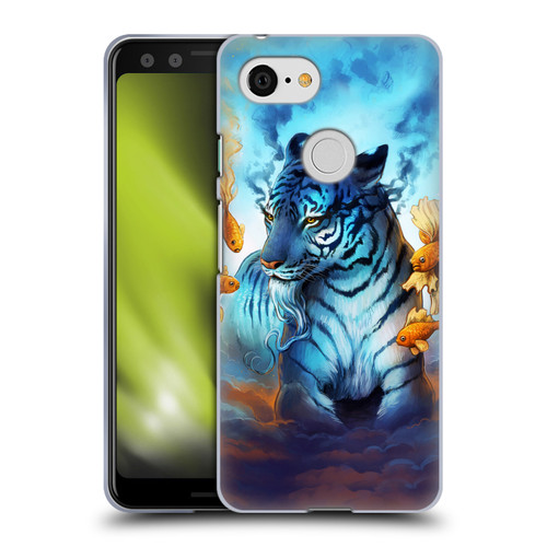 Jonas "JoJoesArt" Jödicke Big Cats Tiger Fish Soft Gel Case for Google Pixel 3