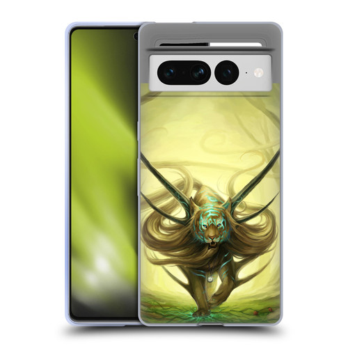 Jonas "JoJoesArt" Jödicke Big Cats God Of Evanescence Soft Gel Case for Google Pixel 7 Pro