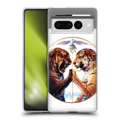 Jonas "JoJoesArt" Jödicke Big Cats Peace Soft Gel Case for Google Pixel 7 Pro