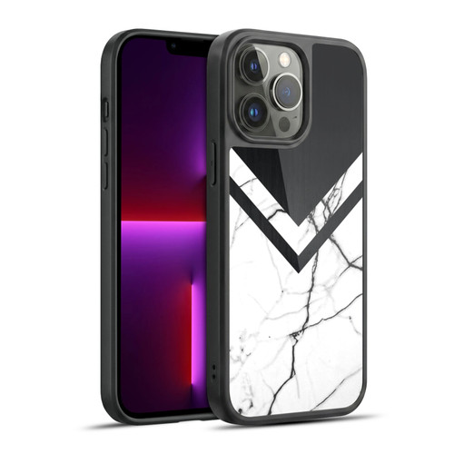 Alyn Spiller Marble Half Cut Gel Armour Case For Apple iPhone 13 Pro Max
