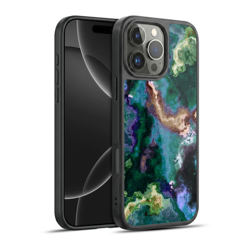 Haroulita Marble 2 Green Gel Armour Case For Apple iPhone 16 Pro Max