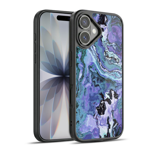Haroulita Marble 2 Indigo Violet Gel Armour Case For Apple iPhone 17