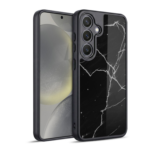 Alyn Spiller Marble Black Gel Armour Case For Samsung Galaxy S24 5G