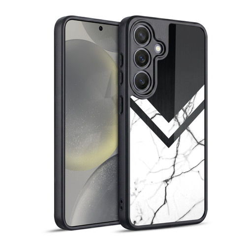Alyn Spiller Marble Half Cut Gel Armour Case For Samsung Galaxy S24 5G