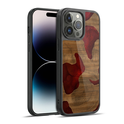 Alyn Spiller Wood & Resin Fire Gel Armour Case For Apple iPhone 14 Pro Max
