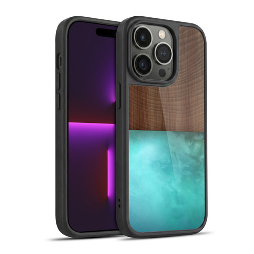 Alyn Spiller Wood & Resin Blocking Gel Armour Case For Apple iPhone 14 Pro
