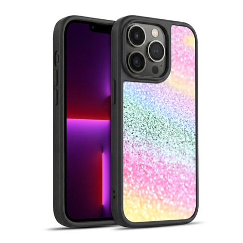 Monika Strigel Glitter Collection Unircorn Rainbow Gel Armour Case For Apple iPhone 13 Pro