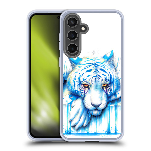 Jonas "JoJoesArt" Jödicke Big Cats Blue Tears Soft Gel Case for Samsung Galaxy S24 FE & MagSafe