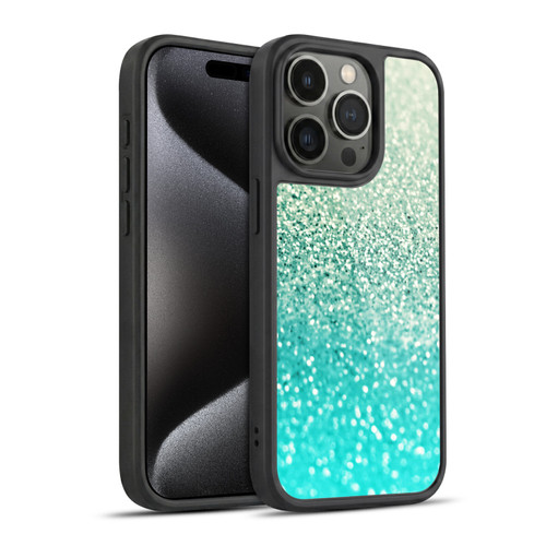 Monika Strigel Glitter Collection Mint Gel Armour Case For Apple iPhone 15 Pro