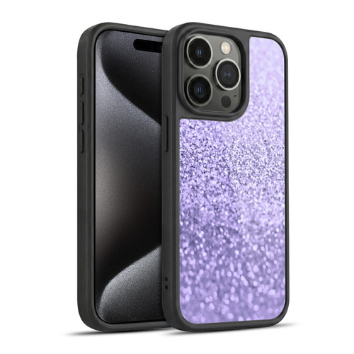 Monika Strigel Glitter Collection Sweet Lavender Gel Armour Case For Apple iPhone 15 Pro