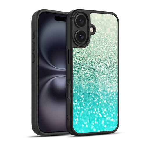 Monika Strigel Glitter Collection Mint Gel Armour Case For Apple iPhone 16