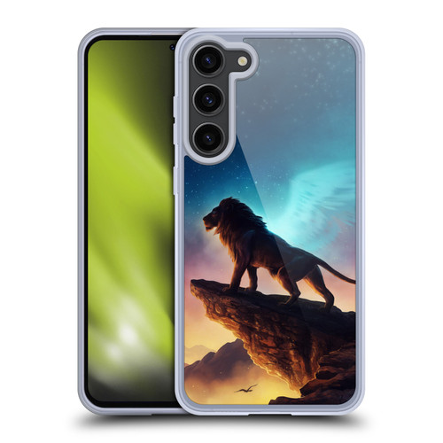Jonas "JoJoesArt" Jödicke Big Cats Free Like A Bird Soft Gel Case for Samsung Galaxy S23+ 5G & MagSafe