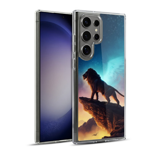 Jonas "JoJoesArt" Jödicke Big Cats Free Like A Bird Soft Gel Case for Samsung Galaxy S23 Ultra 5G & MagSafe
