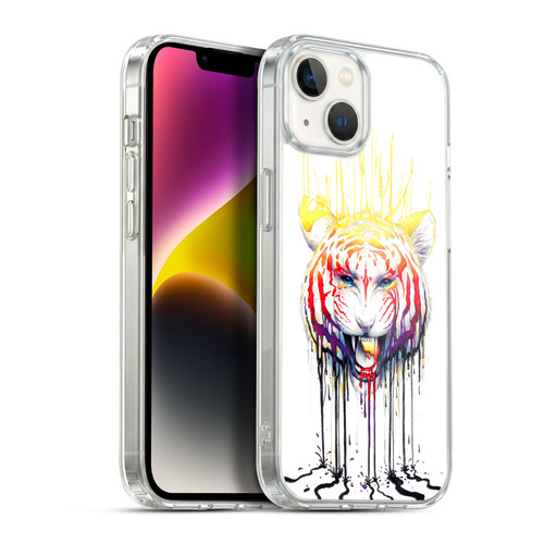 Jonas "JoJoesArt" Jödicke Creatures Fading Tiger Soft Gel Case for Apple iPhone 14 Plus & MagSafe